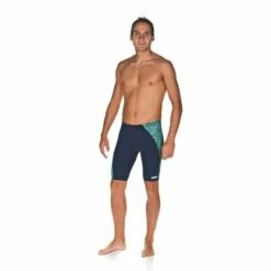 Arena Water Jammer -KIEFER Sales 001383 navy green navy front l 1