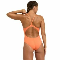 Arena Team Solid Light Drop Back -KIEFER Sales 004767 350 women s team swimsuit light drop solid fl 002