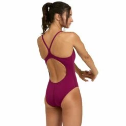 Arena Team Solid Light Drop Back -KIEFER Sales 004767 410 women s team swimsuit light drop solid fl 002