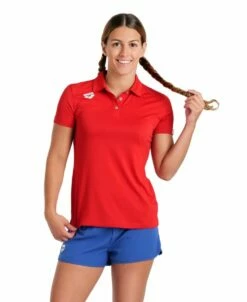 Arena Women's Team Polo -KIEFER Sales 004894 400 womens team poloshirt solid 001 o