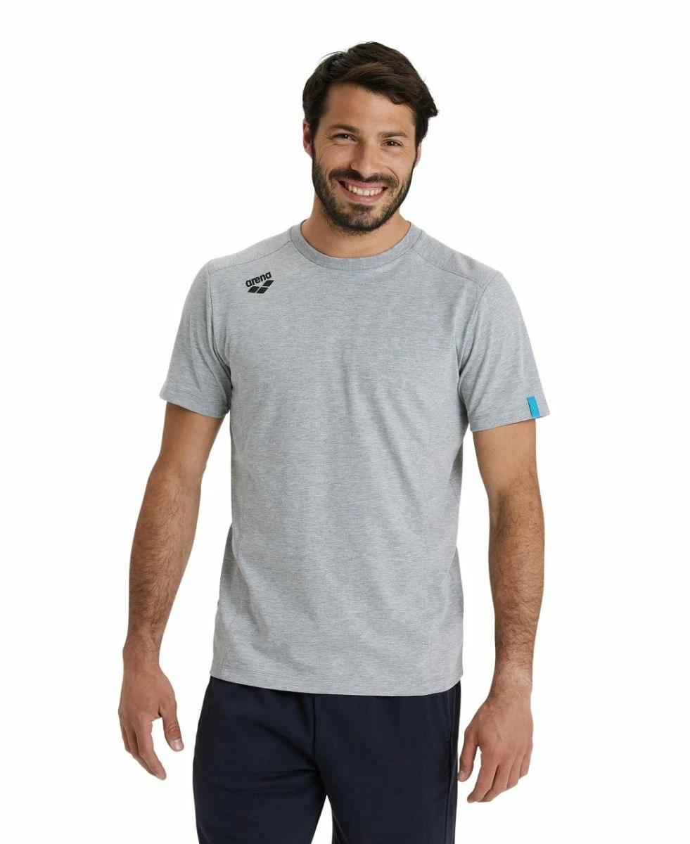 Arena Team Solid Panel Cotton T-Shirt 4 Arena Team Solid Panel Cotton T-Shirt - Image 2