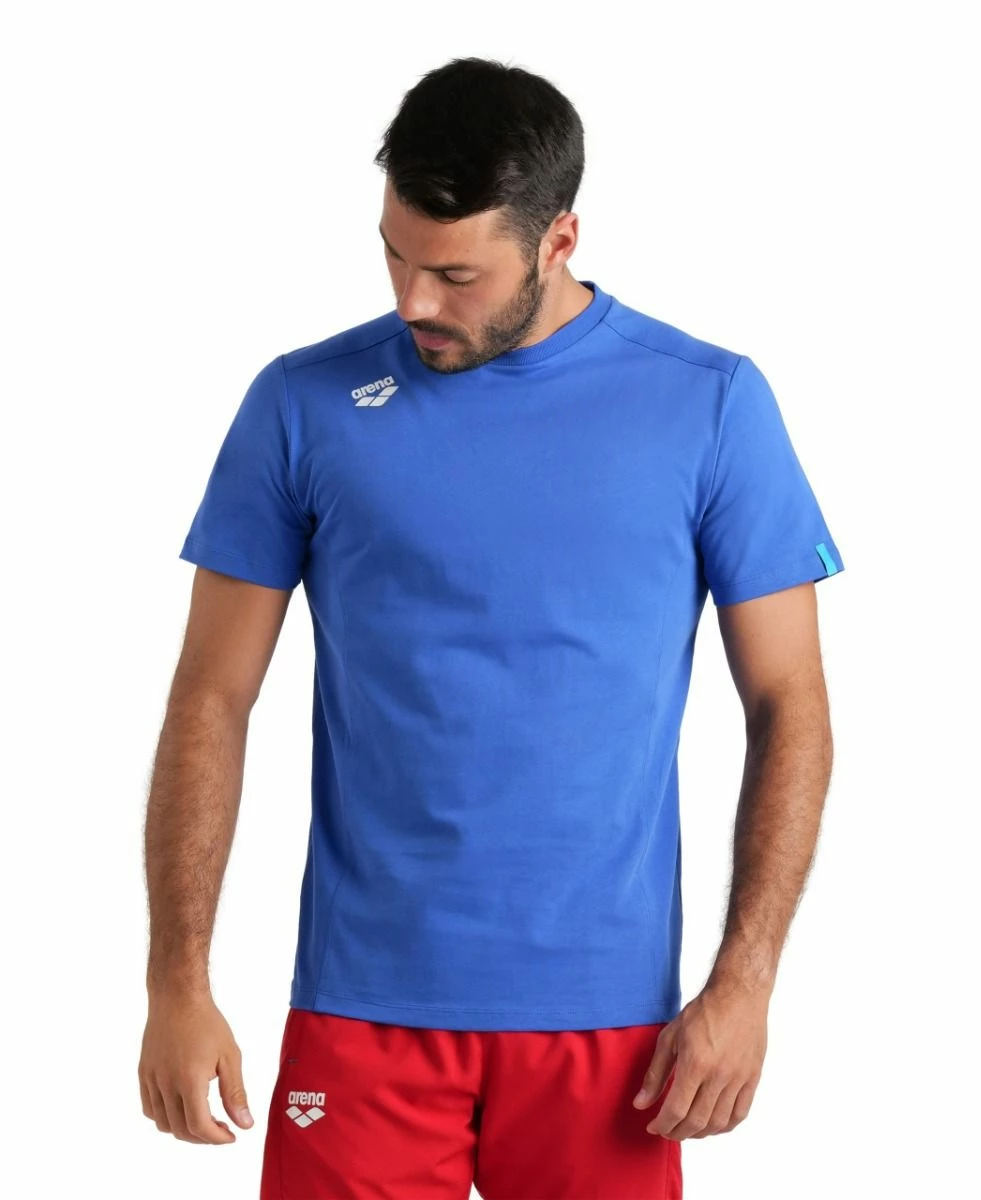 Arena Team Solid Panel Cotton T-Shirt 9 Arena Team Solid Panel Cotton T-Shirt - Image 7
