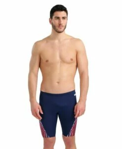 Arena Marbled Jammer -KIEFER Sales 005556 740 men s swim jammer marbled f 001 o