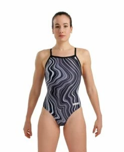 Arena Marbled Light Drop Back -KIEFER Sales 005563 550 women s swimsuit lightdrop back marbled 001 o