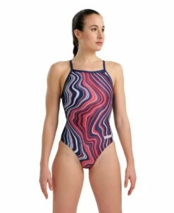 Arena Marbled Light Drop Back -KIEFER Sales 005563 740 women s swimsuit lightdrop back marbled 001 o