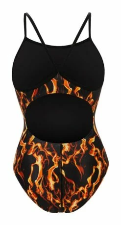 Dolfin Women's Print V-Back One Piece -KIEFER Sales 0100 b29d back