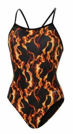 Dolfin Women's Print V-Back One Piece -KIEFER Sales 0100 b29d front