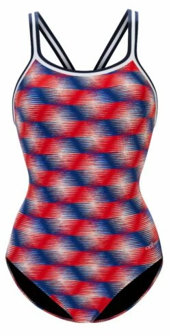 Dolfin Women's Print DBX Back One Piece -KIEFER Sales 0231 b57d front2 4