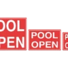 Pool Open Sign -KIEFER Sales 18118