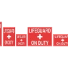 Lifeguard On Duty Sign