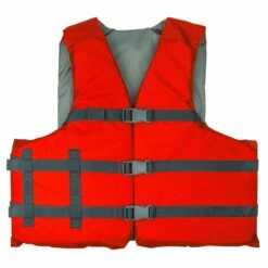 RISE Adult Rip Stop Life Vest 8 RISE Adult Rip Stop Life Vest -KIEFER Sales 2001rs red front