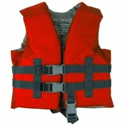 RISE Children's Rip Stop Life Vest -KIEFER Sales 3004rs red front