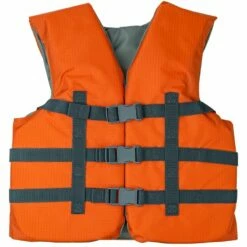 RISE Youth Rip Stop Life Vest -KIEFER Sales 3007rs rustic orange front2