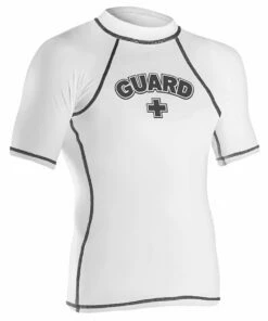 RISE Guard Short Sleeve Rashguard -KIEFER Sales 501ssl front white