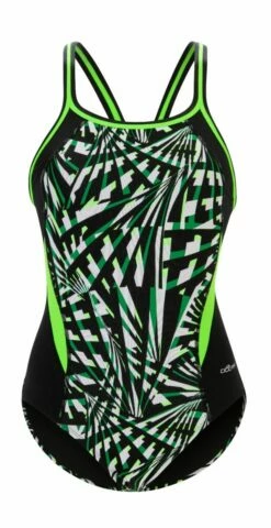 Dolfin Women's Print Color Block DBX Back One Piece -KIEFER Sales 5m00 b58d front2