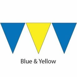 Kiefer Plastic Flags - 100 Ft. (Pair) 14 Kiefer Plastic Flags - 100 Ft. (Pair) -KIEFER Sales 600120 blu ylw 2