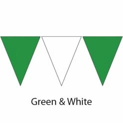 Kiefer Plastic Flags - 100 Ft. (Pair) 15 Kiefer Plastic Flags - 100 Ft. (Pair) -KIEFER Sales 600120 grn wht 2