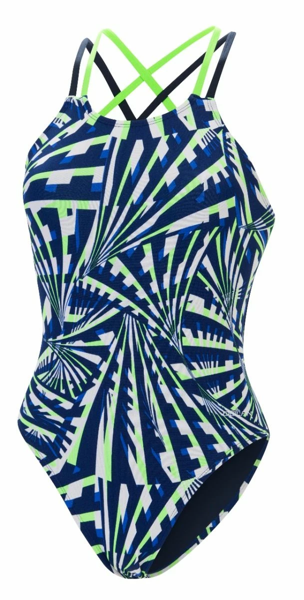 Dolfin Women's Print Atomic Double X Back 3 Dolfin Women's Print Atomic Double X Back