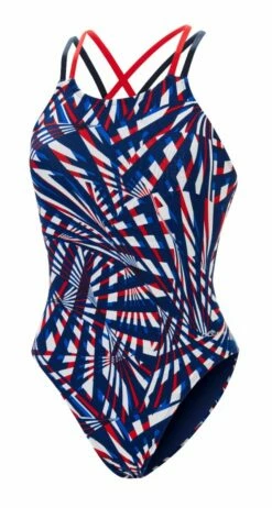 Dolfin Women's Print Atomic Double X Back 22 Dolfin Women's Print Atomic Double X Back -KIEFER Sales 6a00 b41d front