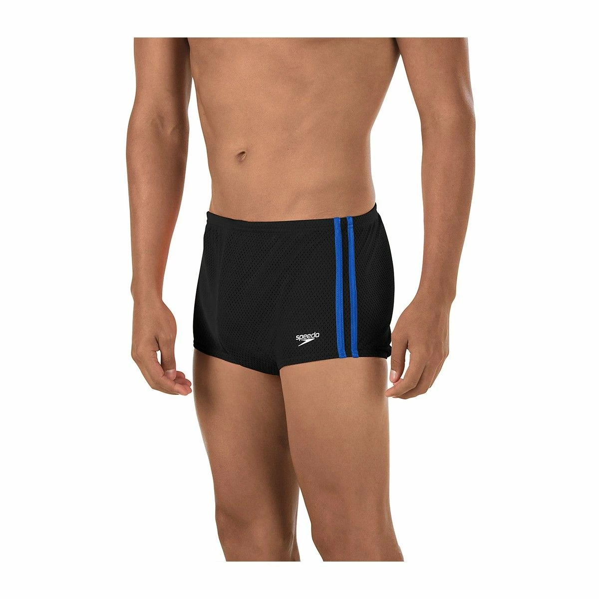 Speedo Solid Poly Mesh Square Leg 3 Speedo Solid Poly Mesh Square Leg