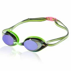 Speedo Vanquisher 2.0 Mirrored Goggle -KIEFER Sales 7750127 key lime