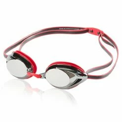 Speedo Vanquisher 2.0 Mirrored Goggle -KIEFER Sales 7750127 speedo red