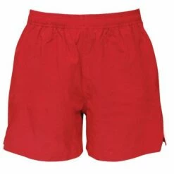 Kiefer 4-Way Unisex Deck Short Solid -KIEFER Sales 939200 red new edit