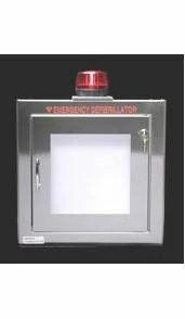 Stainless Steel Wall Mount AED Cabinet W/Alarm