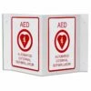 AED V-Shaped Wall Sign