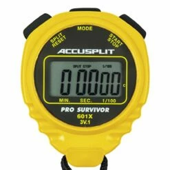 Accusplit Pro Survivor A601X Stopwatch -KIEFER Sales a601x front yellow 3