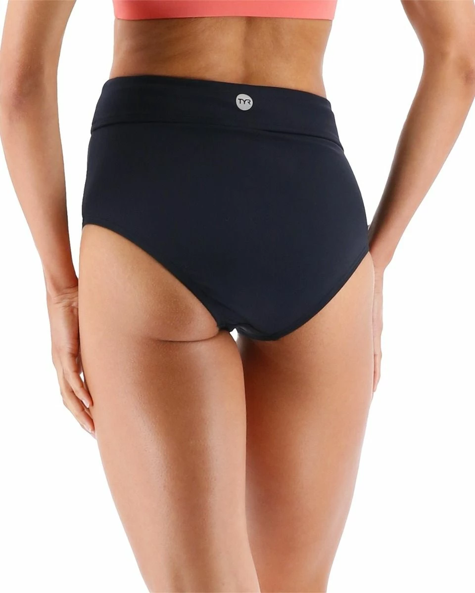 TYR Leila Solid High Waist Bottom 9 TYR Leila Solid High Waist Bottom - Image 7