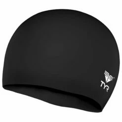 TYR Wrinkle-Free Silicone Jr. Cap -KIEFER Sales lcsjr black