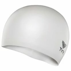 TYR Wrinkle-Free Silicone Jr. Cap -KIEFER Sales lcsjr white