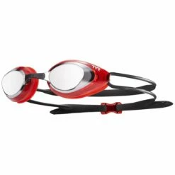 TYR Black Hawk Racing Mirrored Goggles -KIEFER Sales lgbhm silver red 1