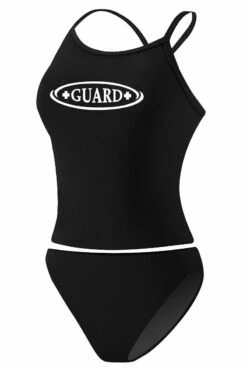 RISE Guard Poly Workout Tankini -KIEFER Sales lgs21gu front black