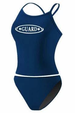 RISE Guard Poly Workout Tankini -KIEFER Sales lgs21gu front navy