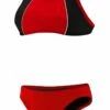 RISE Solid Poly Splice Bikini -KIEFER Sales lgs23 front red black1