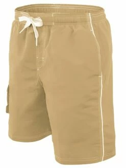 RISE Solid Male Flex Short -KIEFER Sales lgs30s front khaki