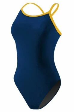 RISE Solid Poly Color Trim H-Back -KIEFER Sales lgs64 front navy gold 1