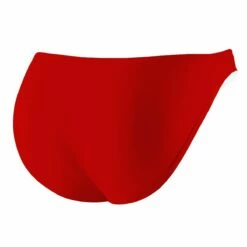 RISE Solid Poly Workout Bikini Bottom -KIEFER Sales lgs68 back red 2