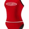 RISE Guard Poly 2-Piece Color Trim Tankini 2 RISE Guard Poly 2-Piece Color Trim Tankini -KIEFER Sales lgs78gu front red black 4