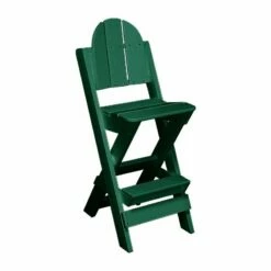 Lifeguard Chair-No Arms 8 Lifeguard Chair-No Arms -KIEFER Sales lifeguard chair no arms green