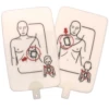 Adult/Child Replacement Training Pads With Pad Sensing System For The Prestan Professional AED Trainer PLUS (Single Pack) 2 Adult/Child Replacement Training Pads With Pad Sensing System For The Prestan Professional AED Trainer PLUS (Single Pack) -KIEFER Sales prestan aed trainer pads