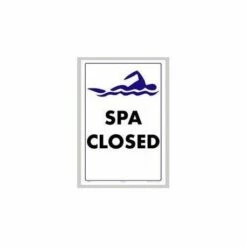 Spa Closed Sign