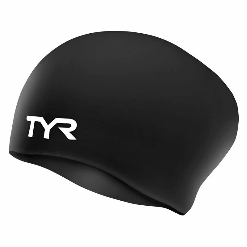 TYR Long Hair Wrinkle-free Swim Cap 3 TYR Long Hair Wrinkle-free Swim Cap